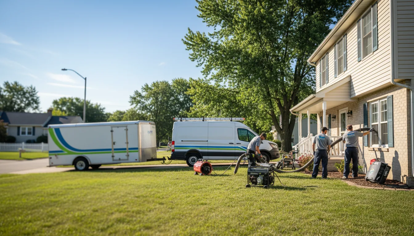 Flooded Basement Restoration And Cleanup With Repair in Endeavor, WI near me